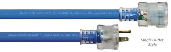 Arctic Ultraflex Blue Single Outlet Extension Cord