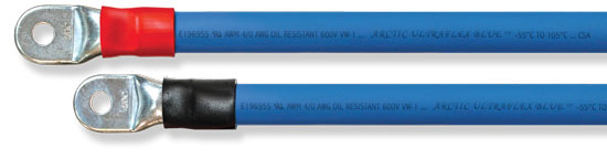 Arctic Ultraflex Blue 4 Gauge Top Mount Battery Cables